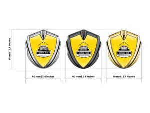 Emblema Auto Badge Minimal Moderno